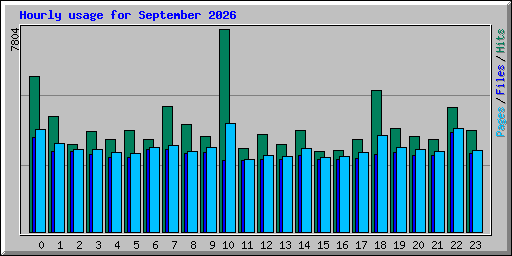 Hourly usage for September 2026